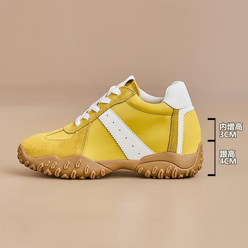 Увеличение роста 7 см Немецкие тренировочные кроссовки женские 2025 весна новые на толстой подошве желтые спортивные и повседневные кроссовки на мягкой подошве универсальные кроссовки Форрест Гамп. 40 жёлтый
Увеличение роста 7 см Немецкие тренировочные кроссовки женские 2025 весна новые на толстой подошве желтые спортивные и повседневные кроссовки на мягкой подошве универсальные кроссовки Форрест Гамп. 40 жёлтый