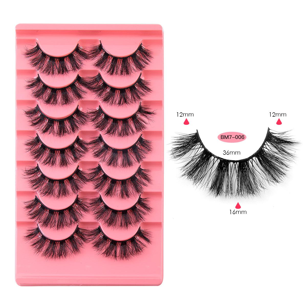 7 пар имитированных накладных ресниц, многослойное густое подкручивание, ежедневные увеличивающие ресницы для обоих глаз
7 пар имитированных накладных ресниц, многослойное густое подкручивание, ежедневные увеличивающие ресницы для обоих глаз