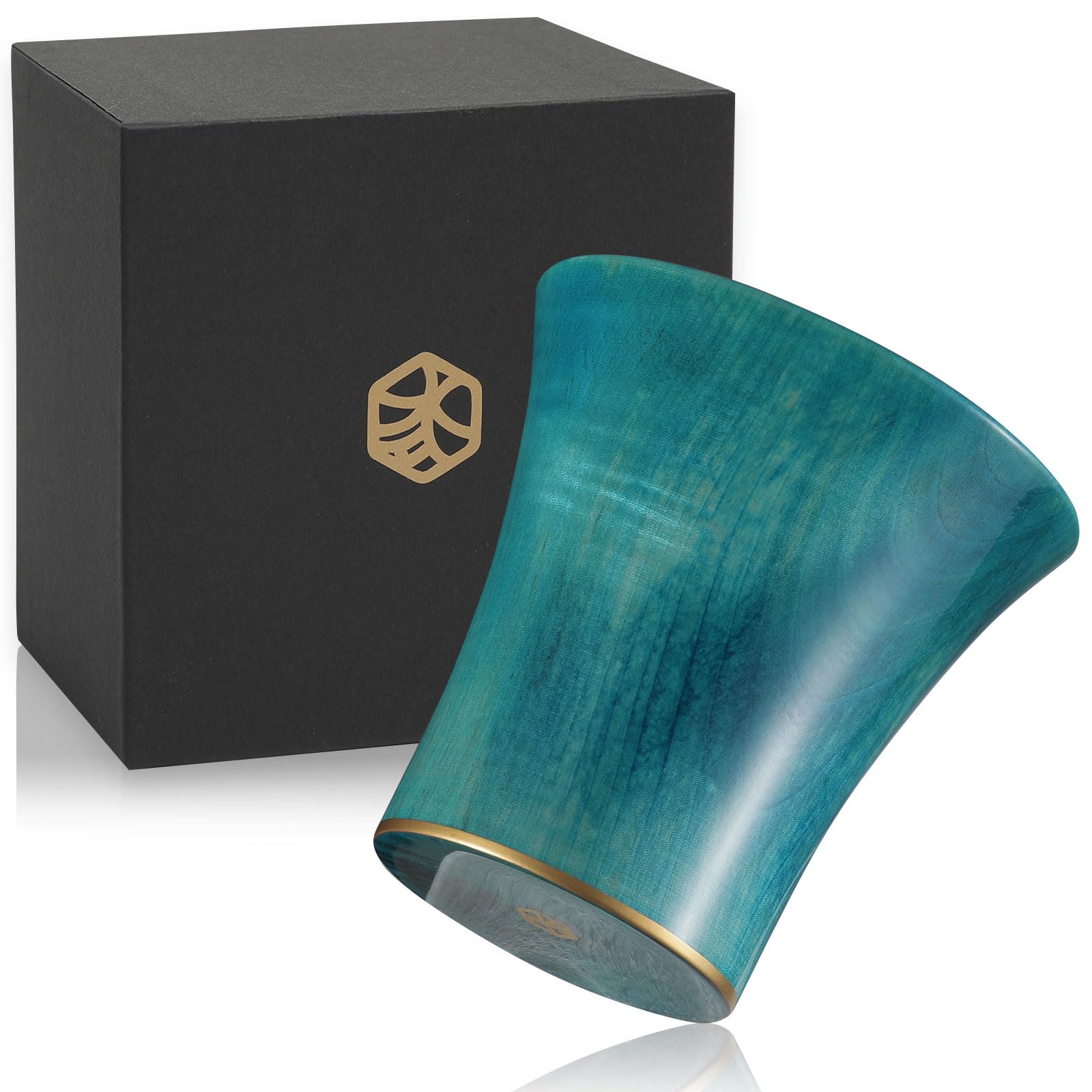 Cool Cup Hyakkei Wooden Cup Tumbler Made in Japan Tochinoki Yamanaka Lacquerware Rocks Glass (Ocean Blue)
Cool Cup Hyakkei Wooden Cup Tumbler Made in Japan Tochinoki Yamanaka Lacquerware Rocks Glass (Ocean Blue)