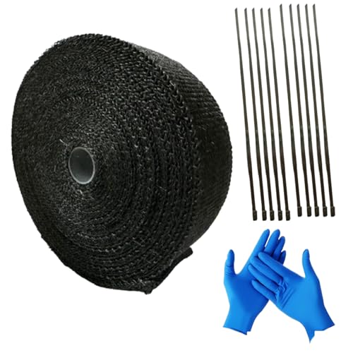 Exhaust pipe insulation set | -260℃ to 980℃ heat resistance and excellent insulation | Suitable for automobiles, motorcycles, and gas pipes Black
Exhaust pipe insulation set | -260℃ to 980℃ heat resistance and excellent insulation | Suitable for automobiles, motorcycles, and gas pipes Black