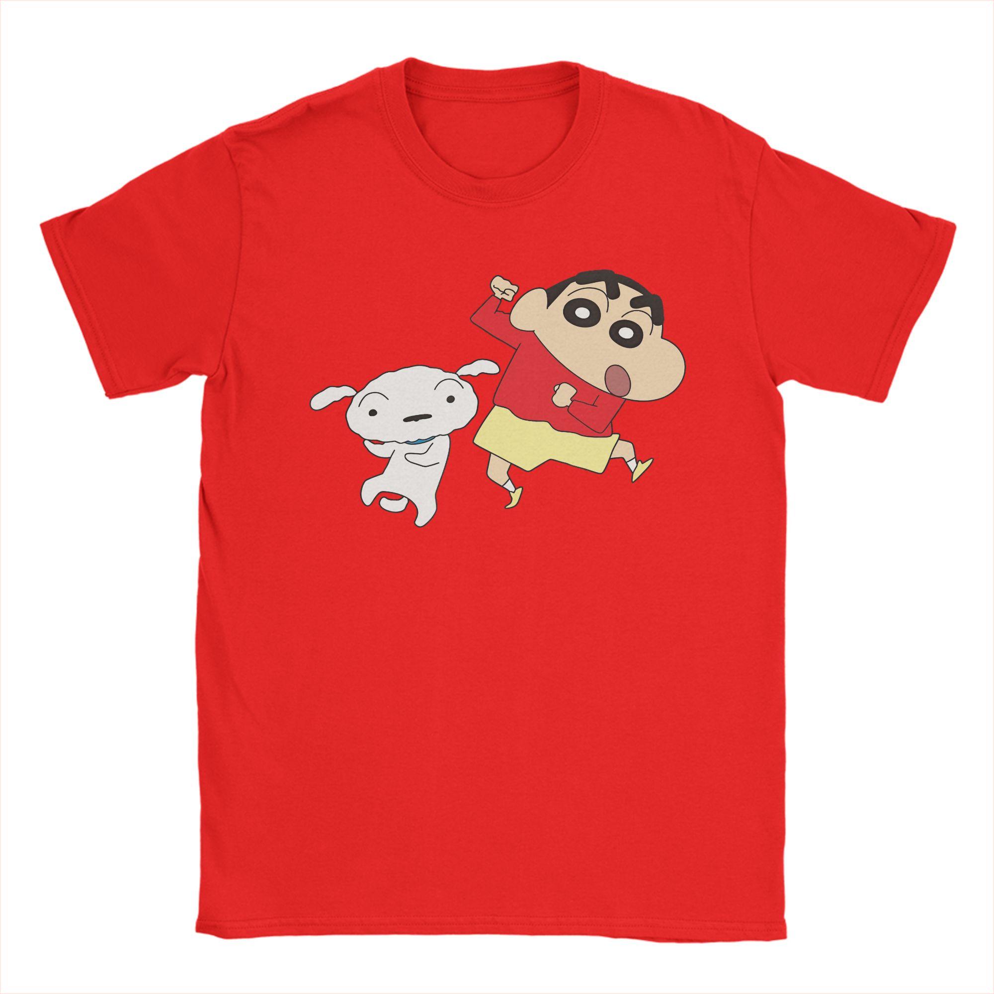 Dancing Crayon Shin Chan and Shiro Unisexs Pure Cotton Crew Neck Short Sleeve T Shirt New Arrival Tops S
Dancing Crayon Shin Chan and Shiro Unisexs Pure Cotton Crew Neck Short Sleeve T Shirt New Arrival Tops S