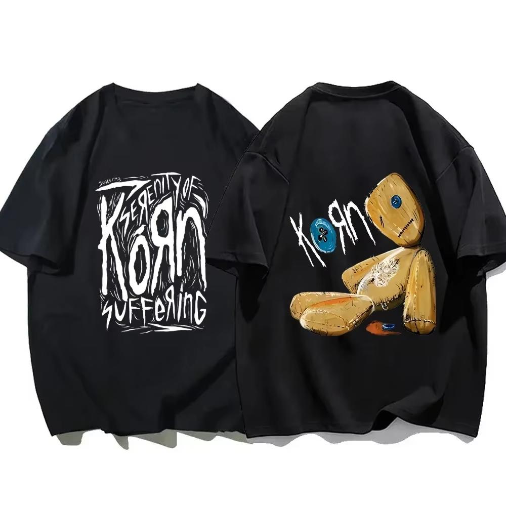 Korn Serenity of Suffering Voodoo Doll TShirt Unisex Women Double Sided Print Tee Retro Rock Band Streetwear Cotton Casual 4XL
Korn Serenity of Suffering Voodoo Doll TShirt Unisex Women Double Sided Print Tee Retro Rock Band Streetwear Cotton Casual 4XL