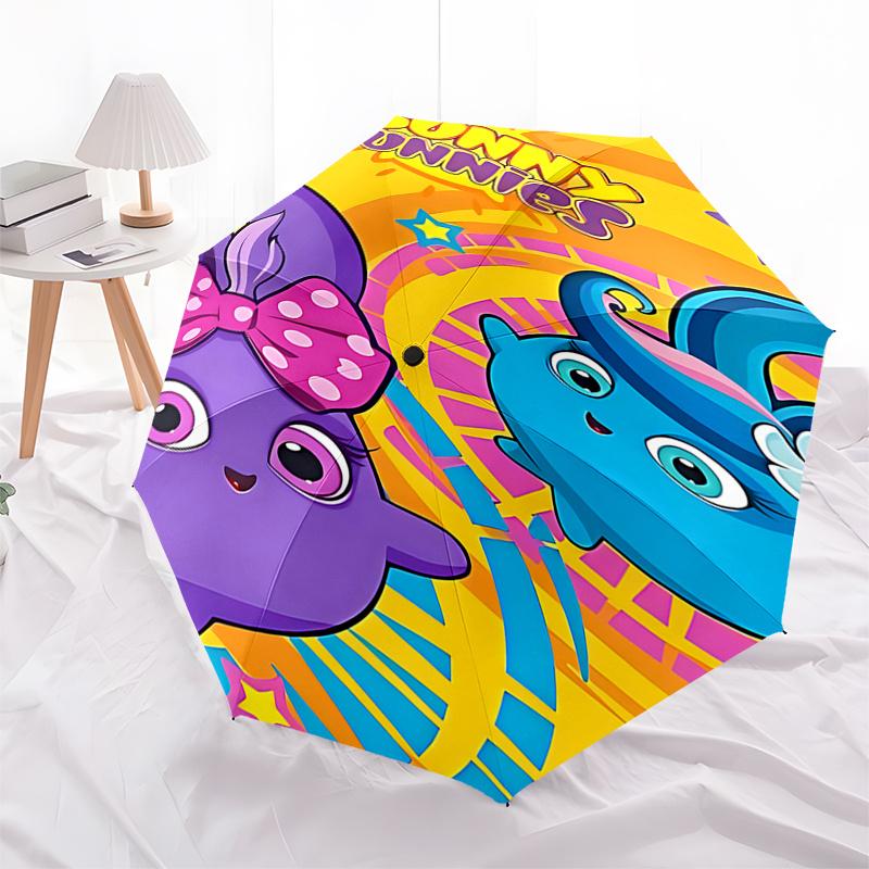 Sunny Bunnies Automatic Opening/Closing Umbrella Portable 3 Fold Design with 8 Bone Iron Frame,Perfect for Outdoor Use,Festive Gifts,Tr
Sunny Bunnies Automatic Opening/Closing Umbrella Portable 3 Fold Design with 8 Bone Iron Frame,Perfect for Outdoor Use,Festive Gifts,Tr