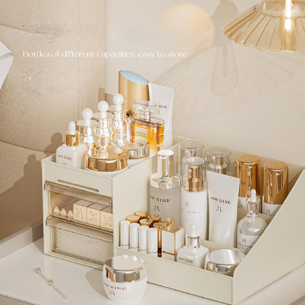 2026 Transparent Drawer Style Makeup Box Dormitory Organizer Plastic Cosmetics Skincare Dressing Table Desktop Storage Box 33.5*20*14CM
2026 Transparent Drawer Style Makeup Box Dormitory Organizer Plastic Cosmetics Skincare Dressing Table Desktop Storage Box 33.5*20*14CM