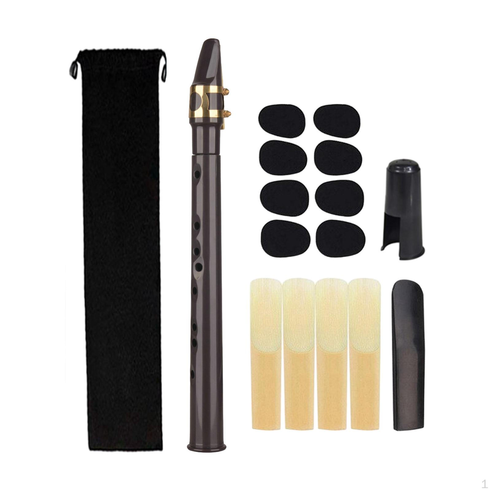 Мини-карманный саксофон с мундштуком, идеальный инструмент для практики, саксофон, духовой инструмент для детей кофейный
Мини-карманный саксофон с мундштуком, идеальный инструмент для практики, саксофон, духовой инструмент для детей кофейный