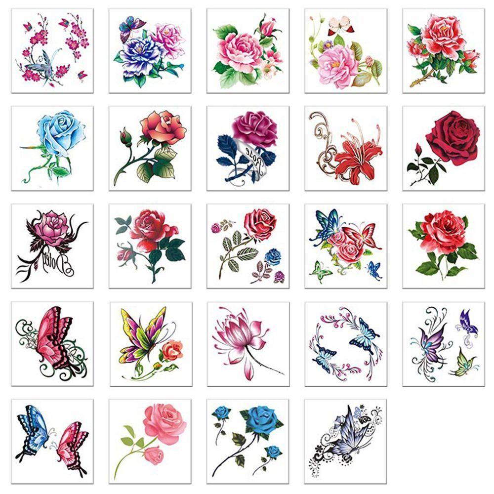 Arm Girls Waterproof Makeup DIY Fake Temporary Tattoos Fake Tattoos Rose Flower Butterfly One size
Arm Girls Waterproof Makeup DIY Fake Temporary Tattoos Fake Tattoos Rose Flower Butterfly One size