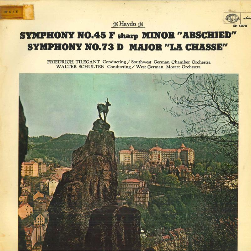 LP Record HAYDN, FRIEDRICH TILEGANT, SOUTHWES - Symphony No.45 F Sharp Minor absch SH5070 SEVEN SEAS Japan Classical Used
LP Record HAYDN, FRIEDRICH TILEGANT, SOUTHWES - Symphony No.45 F Sharp Minor absch SH5070 SEVEN SEAS Japan Classical Used