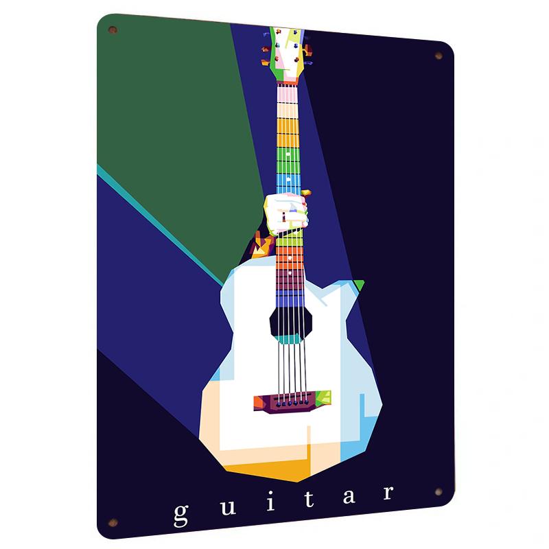 Creative Colorful Guitar Pattern Metal Tin Sign Modern Minimalist Home Decor Wall Art Hanging Ornament 20x30cm(7.8x11.8inch)
Creative Colorful Guitar Pattern Metal Tin Sign Modern Minimalist Home Decor Wall Art Hanging Ornament 20x30cm(7.8x11.8inch)