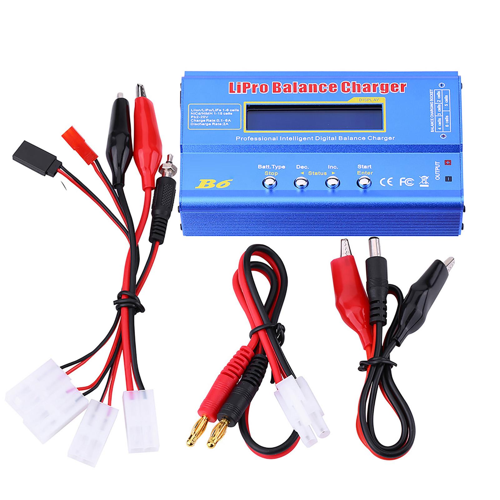 RC Lipo Battery Digital Balanced Charger Remote Control Accessory with Cables Tamiya Plug
RC Lipo Battery Digital Balanced Charger Remote Control Accessory with Cables Tamiya Plug
