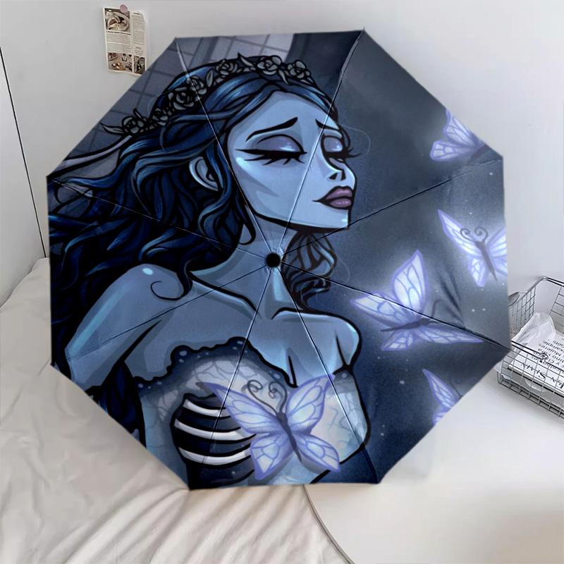 1 PC Automatic Folding Umbrella -Corpse Bride Pattern, Portable & Foldable Design with 8 Ribs, Christmas Birthday Gifts
1 PC Automatic Folding Umbrella -Corpse Bride Pattern, Portable & Foldable Design with 8 Ribs, Christmas Birthday Gifts