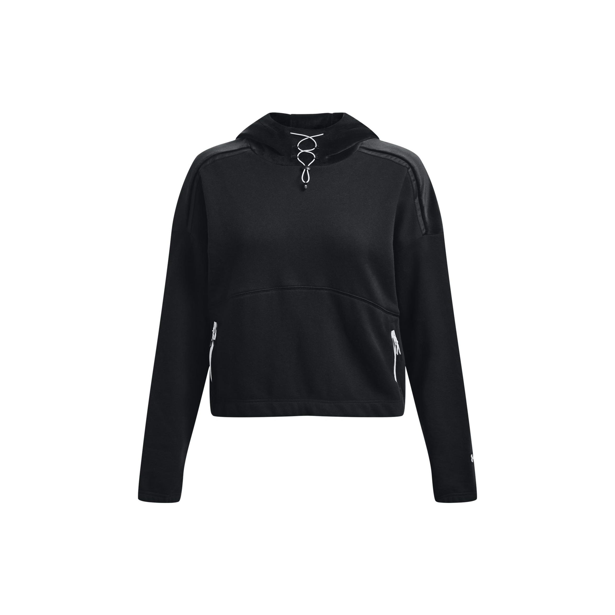 Under Armour Свитшот с короткими рукавами и капюшоном, однотонный логотип, женский, черный 1373975-001 S
Under Armour Свитшот с короткими рукавами и капюшоном, однотонный логотип, женский, черный 1373975-001 S