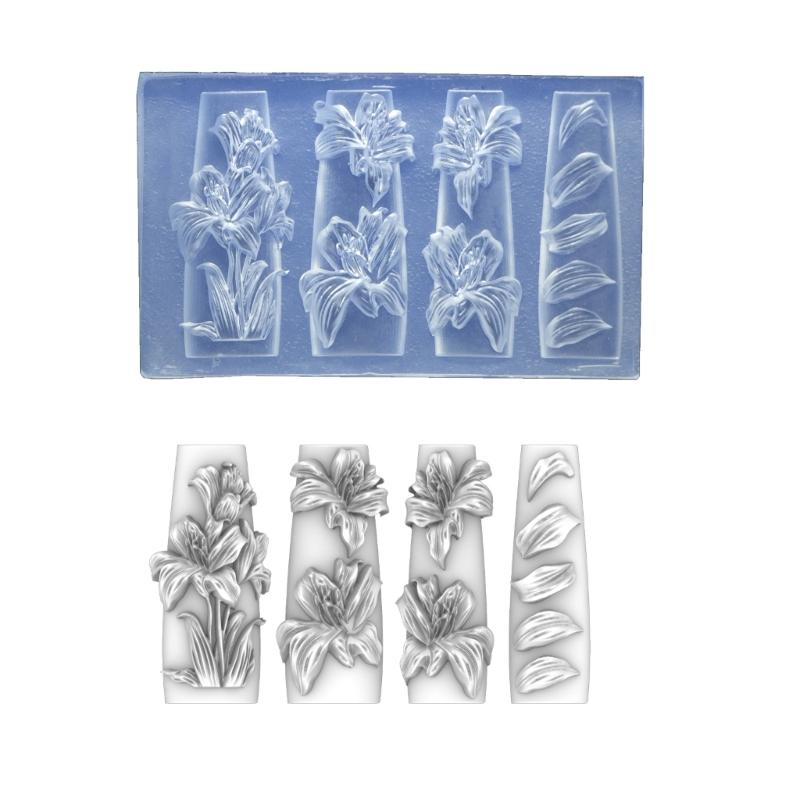 Nails Art Moulds Silicone Template Nails Designing Tool Flower Theme Silicone Handmade Molds for Manicure Creation
Nails Art Moulds Silicone Template Nails Designing Tool Flower Theme Silicone Handmade Molds for Manicure Creation