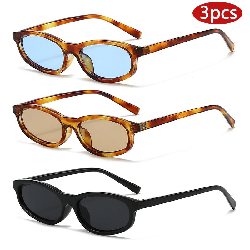 3pcs Fashion Simple Multi Color Sunglasses Women Vintage Small Frame Square Sun Glasses Men Outdoor Travel Driving Shades UV400
3pcs Fashion Simple Multi Color Sunglasses Women Vintage Small Frame Square Sun Glasses Men Outdoor Travel Driving Shades UV400