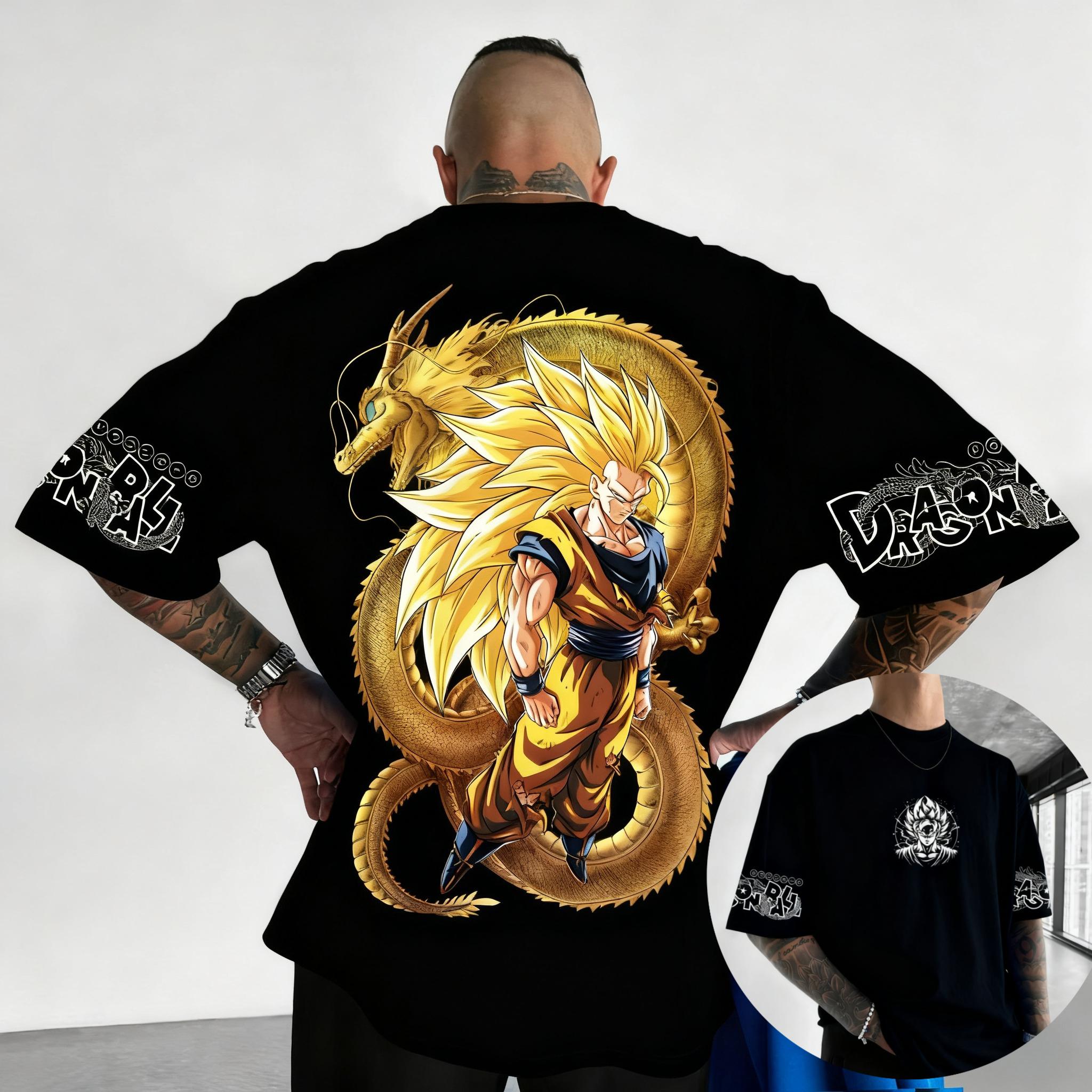 New Dragon Ball Goku Printed Shortsleeved Bandai Mens and Womens 2026 Summer Loose Breathable and Sporty Fashion Tshirts 4XL
New Dragon Ball Goku Printed Shortsleeved Bandai Mens and Womens 2026 Summer Loose Breathable and Sporty Fashion Tshirts 4XL
