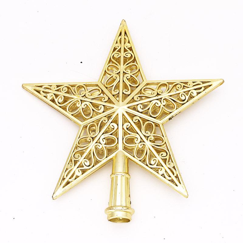 20cm Electroplated 3D Christmas Tree Topper - Five-pointed Star золотий
20cm Electroplated 3D Christmas Tree Topper - Five-pointed Star золотий