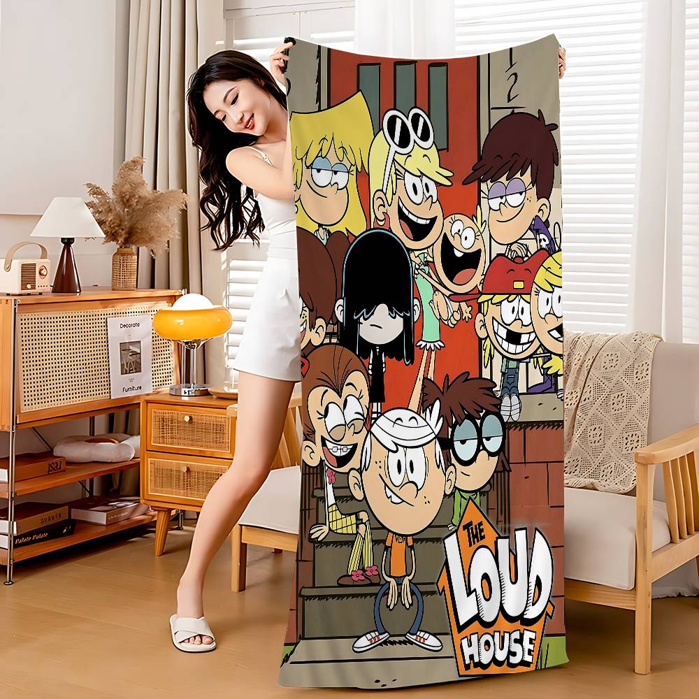 Cartoon The L-Loud H-HouseS Big Microfiber Beach Towels Quick Dry Towel Sand Beach Towels Pool Towel For Travel Swim Pool Yoga W30*H60(CM)
Cartoon The L-Loud H-HouseS Big Microfiber Beach Towels Quick Dry Towel Sand Beach Towels Pool Towel For Travel Swim Pool Yoga W30*H60(CM)