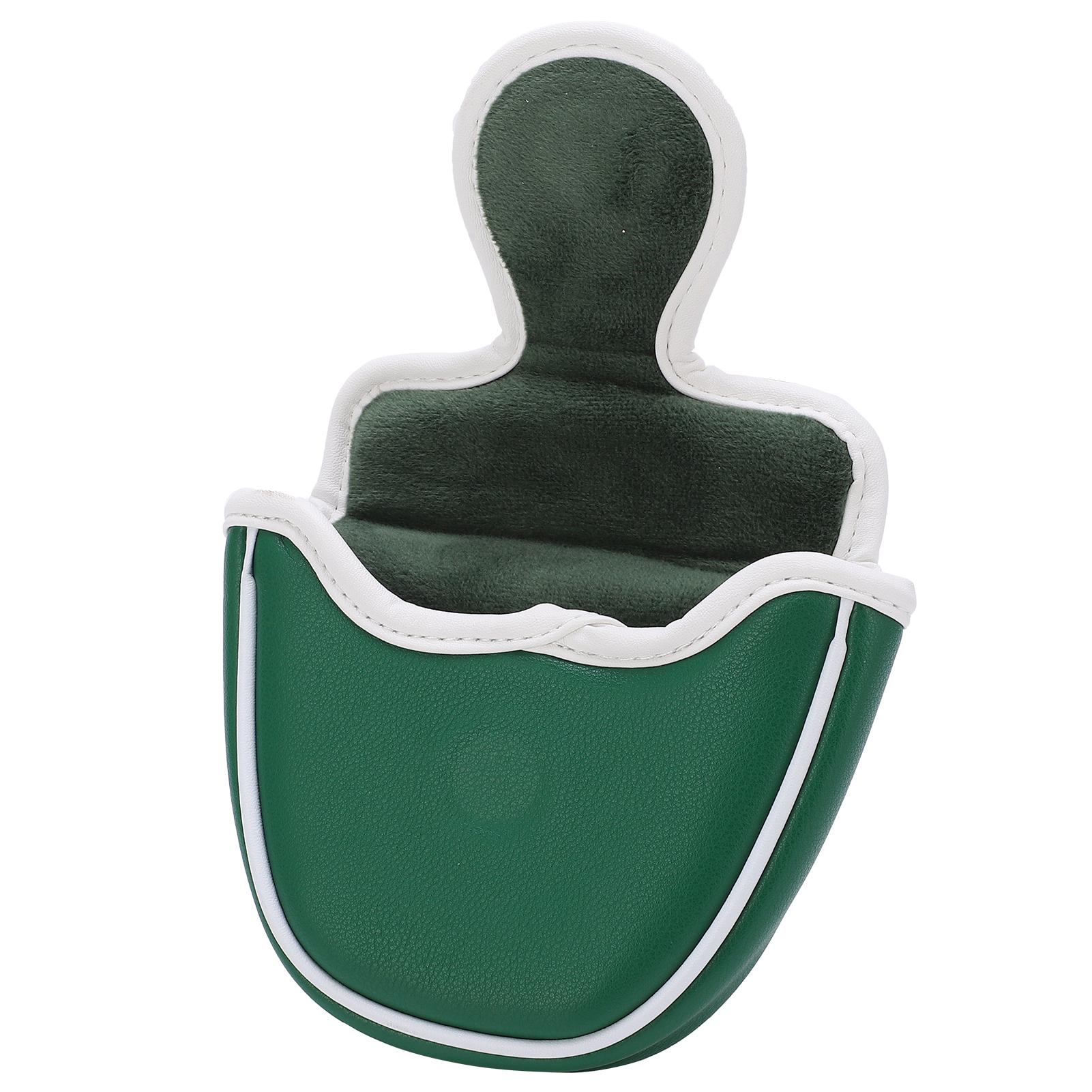 Golf Putter Cover Green Embroidered Cue Protection Cover Semicircle Putter Cover
Golf Putter Cover Green Embroidered Cue Protection Cover Semicircle Putter Cover