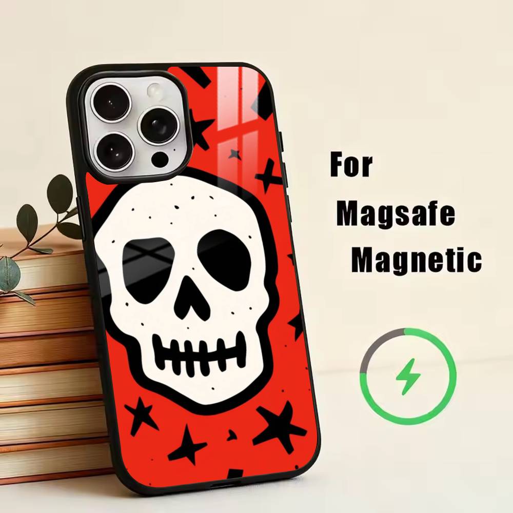 D-Skull Design Phone Case For iPhone17,16,15,14,13,12,11 Plus,Pro Magnetic For Magsafe Wireless Charging iPhone11PRO
D-Skull Design Phone Case For iPhone17,16,15,14,13,12,11 Plus,Pro Magnetic For Magsafe Wireless Charging iPhone11PRO