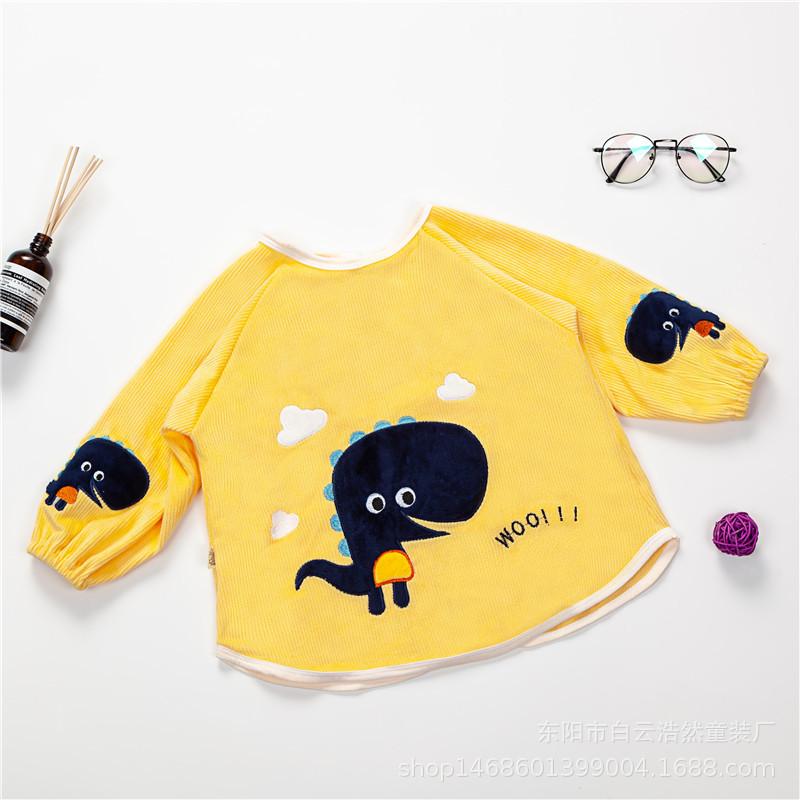 Cartoon Children s Anti-dirty Overcoat Crystal Velvet Pure Autumn Winter Long Sleeve Baby Waterproof Anti-dressing M-XL(100-120) жовтий
Cartoon Children s Anti-dirty Overcoat Crystal Velvet Pure Autumn Winter Long Sleeve Baby Waterproof Anti-dressing M-XL(100-120) жовтий