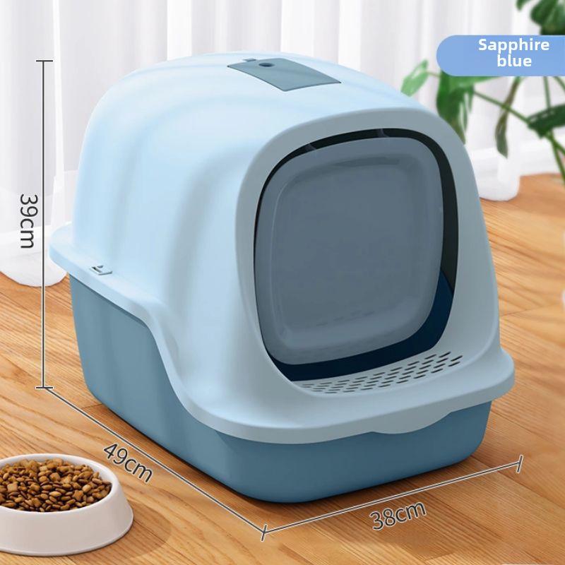 Закрытый кошачий туалет с совком: Конструкция с защитой от брызг и дезодорирования Large (20 per box, free shipping)
Закрытый кошачий туалет с совком: Конструкция с защитой от брызг и дезодорирования Large (20 per box, free shipping)