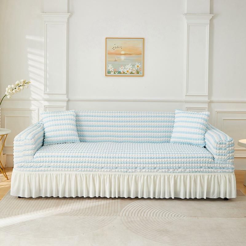 1/2/3/4 Seater Stretch All-Inclusive Sofa Cover Skirt Design Anti-Slip Anti-Cat Scratch Furniture Protector Living Room Decor 1pc pillowcase
1/2/3/4 Seater Stretch All-Inclusive Sofa Cover Skirt Design Anti-Slip Anti-Cat Scratch Furniture Protector Living Room Decor 1pc pillowcase
