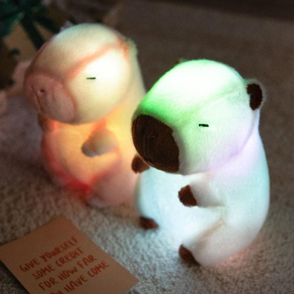 Soft Light LED Capybara Stuffed Animal Luminous Cartoon Capybara Doll Home Decor коричневий
Soft Light LED Capybara Stuffed Animal Luminous Cartoon Capybara Doll Home Decor коричневий