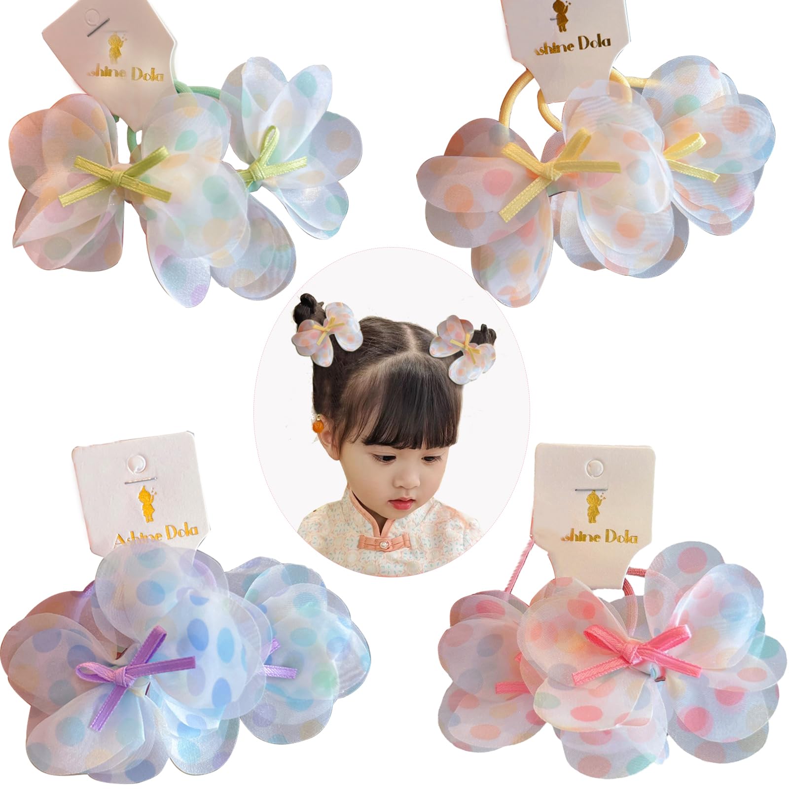 OuJyO Hair Ties for Cute Lace Butterfly Hair Girls Hair Accessories for Cute Set of Hair Ties for Year Kindergarten Hair Shrine First Celebration
OuJyO Hair Ties for Cute Lace Butterfly Hair Girls Hair Accessories for Cute Set of Hair Ties for Year Kindergarten Hair Shrine First Celebration