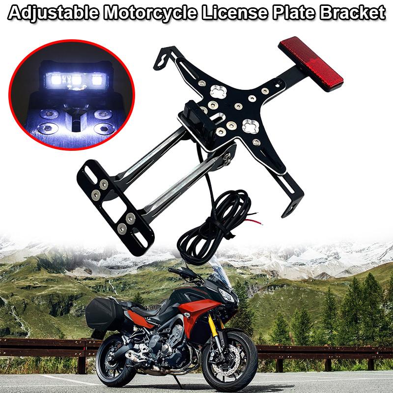 Подходит для Yamaha MT-09 FZ-09 2014 2015 2016 MT09 FZ09 mt09 Tracer 900 Мотоцикл Регулируемый кронштейн для номерного знака светодио дный
Подходит для Yamaha MT-09 FZ-09 2014 2015 2016 MT09 FZ09 mt09 Tracer 900 Мотоцикл Регулируемый кронштейн для номерного знака светодио дный