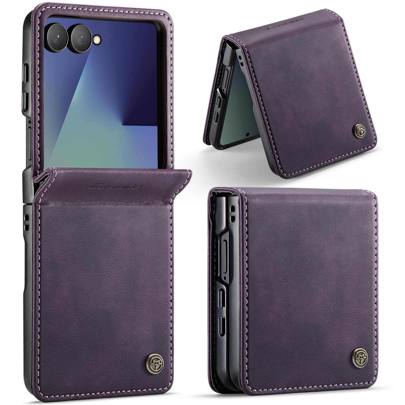 Чехол CASEME 033 Series с защитой от RFID, подставкой и текстурой телячьей кожи для Samsung Galaxy Z Flip7 5G E
Чехол CASEME 033 Series с защитой от RFID, подставкой и текстурой телячьей кожи для Samsung Galaxy Z Flip7 5G E