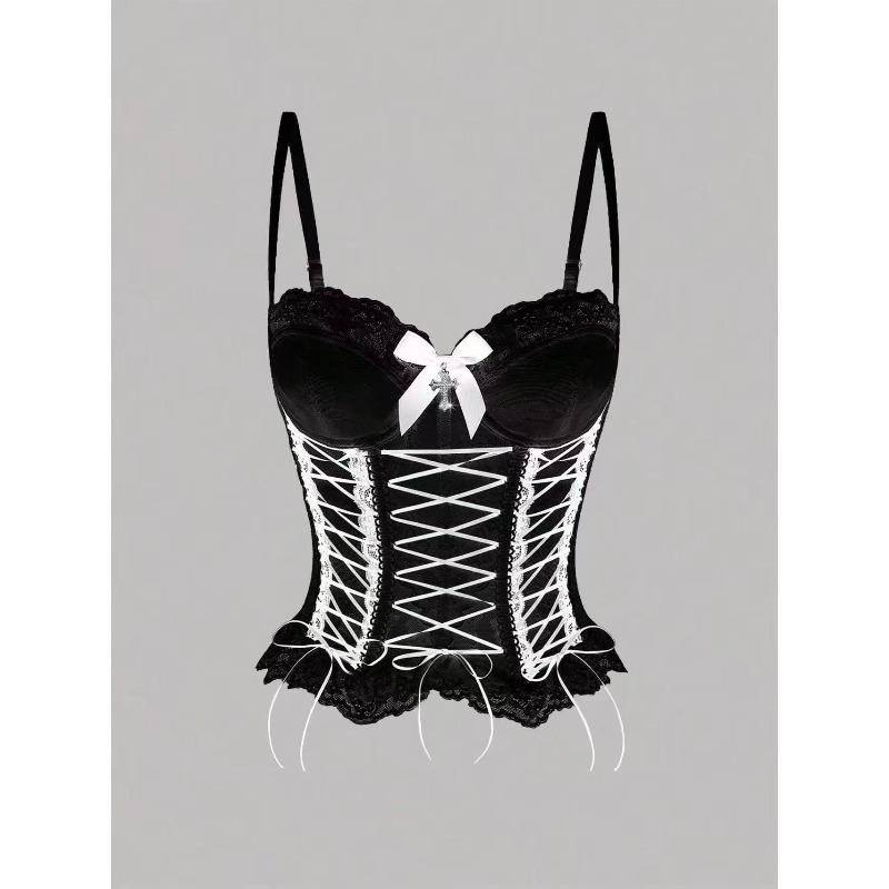 Ross ace ank Top Hot Bow Cross Lace Fishbone Vest Shape Bodysuit L
Ross ace ank Top Hot Bow Cross Lace Fishbone Vest Shape Bodysuit L