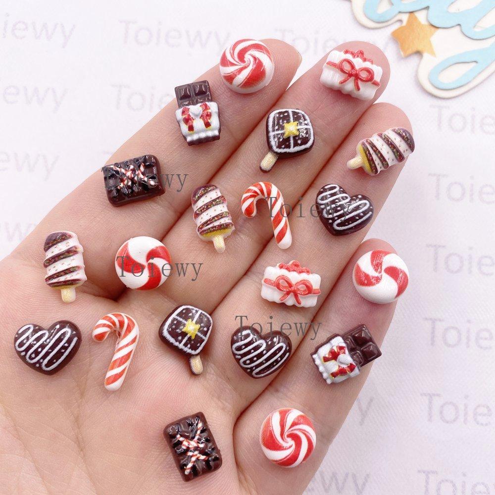 50 шт. Миниатюрный красочный рождественский декор из смолы, мультяшная волшебная палочка, фигурка для кейк-попсов и эскимо, плоский камень, нейл-арт, скрапбукинг, DIY поделки
50 шт. Миниатюрный красочный рождественский декор из смолы, мультяшная волшебная палочка, фигурка для кейк-попсов и эскимо, плоский камень, нейл-арт, скрапбукинг, DIY поделки