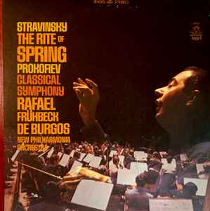 LP Record RAFAEL FRUHBECK DE BURGOS NEW PHIL Stravinsky Rite Of Spring Prokof 36427 ANGEL 1967 US Classical Used
LP Record RAFAEL FRUHBECK DE BURGOS NEW PHIL Stravinsky Rite Of Spring Prokof 36427 ANGEL 1967 US Classical Used