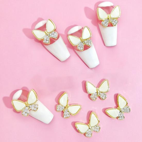 Yousheng 10Pcs Nail Art Decors Shining Butterfly Shape Exquisite DIY Nail Art Alloy 3D Butterfly Nail Art Decorations Manicure for Nail Salon J
Yousheng 10Pcs Nail Art Decors Shining Butterfly Shape Exquisite DIY Nail Art Alloy 3D Butterfly Nail Art Decorations Manicure for Nail Salon J
