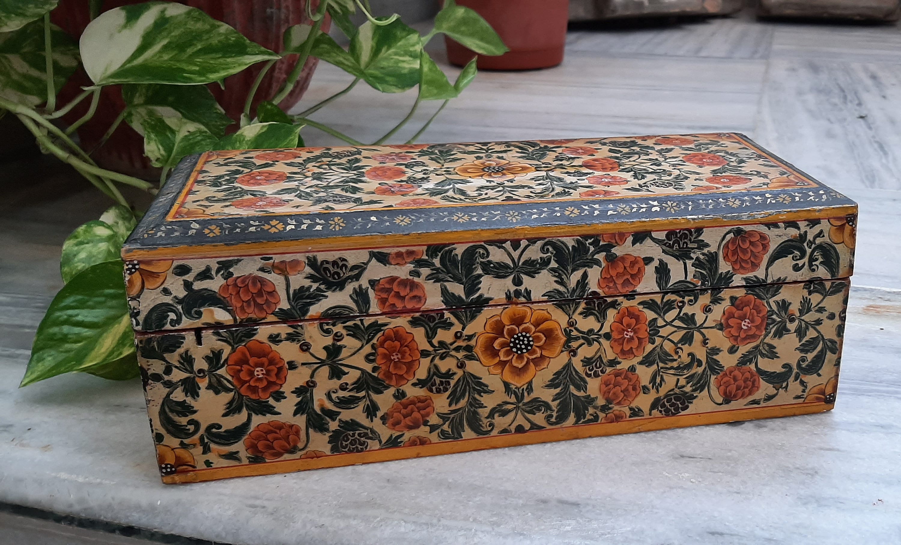 Ручний Розписний Дерев яний Ящик: Вінтажне floral зберігання прикрас 16” X 8” X 24” (l x w x h) різнокольоровий
Ручний Розписний Дерев яний Ящик: Вінтажне floral зберігання прикрас 16” X 8” X 24” (l x w x h) різнокольоровий