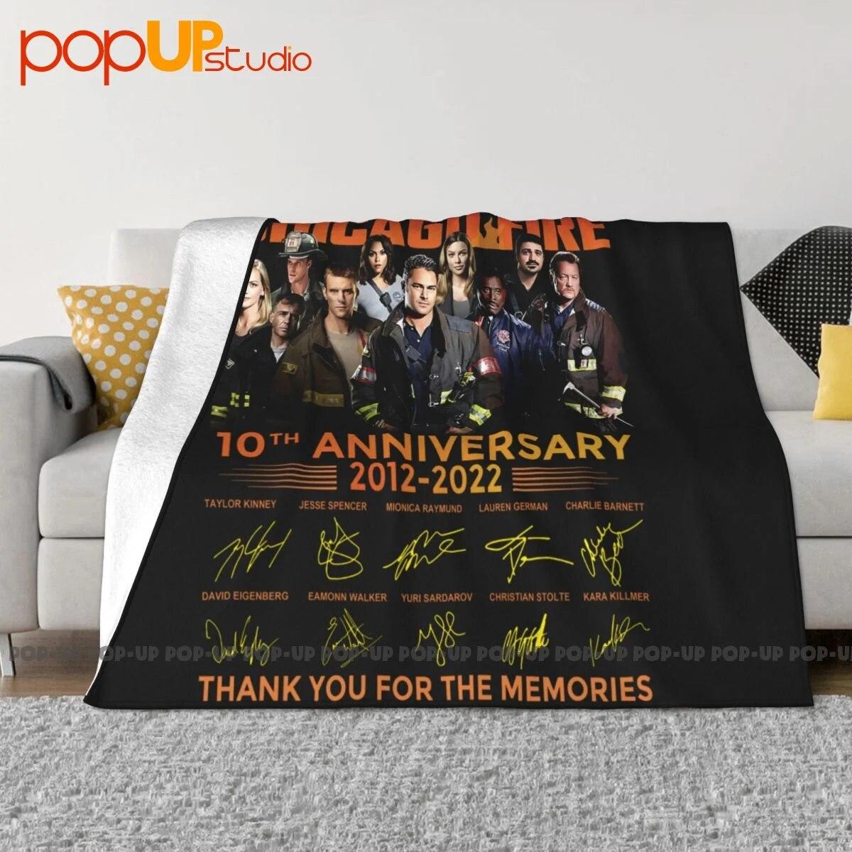 Chicago Fire 10 Anniversary 2012 2022 Blanket Quilt Bedroom High-Quality Cover Blanket Mechanical Wash
Chicago Fire 10 Anniversary 2012 2022 Blanket Quilt Bedroom High-Quality Cover Blanket Mechanical Wash