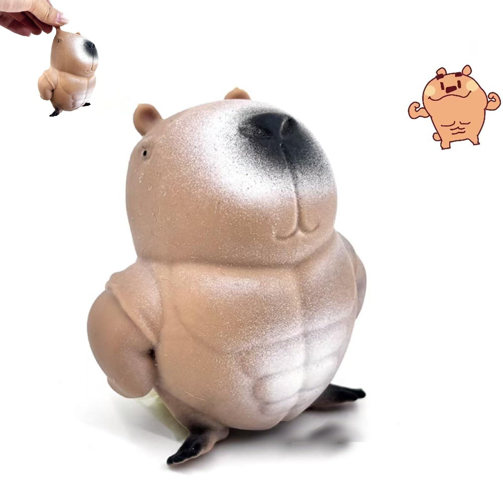 CapybaraStress BallsSqueeze Toys, супер забавный мяч для снятия стресса в виде животных для детей и подростков, игрушки-шарики из теста One Size
CapybaraStress BallsSqueeze Toys, супер забавный мяч для снятия стресса в виде животных для детей и подростков, игрушки-шарики из теста One Size