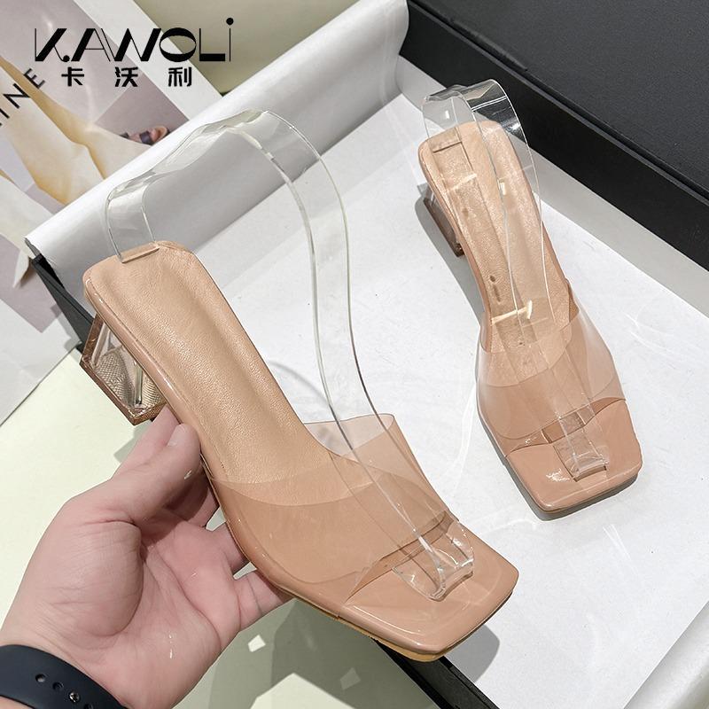 2024 Summer New Women s Slippers Square Toe Open Toe Solid Color Transparent Sexy Comfortable High Heel Shoes for Women 35 розовый
2024 Summer New Women s Slippers Square Toe Open Toe Solid Color Transparent Sexy Comfortable High Heel Shoes for Women 35 розовый