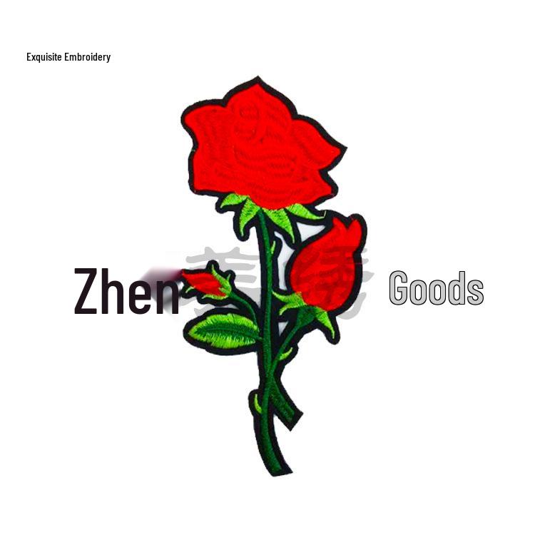 Zhen Mei Elegant Rose Embroidered Lace Patches - Trendy High-End Garment Accessories
Zhen Mei Elegant Rose Embroidered Lace Patches - Trendy High-End Garment Accessories