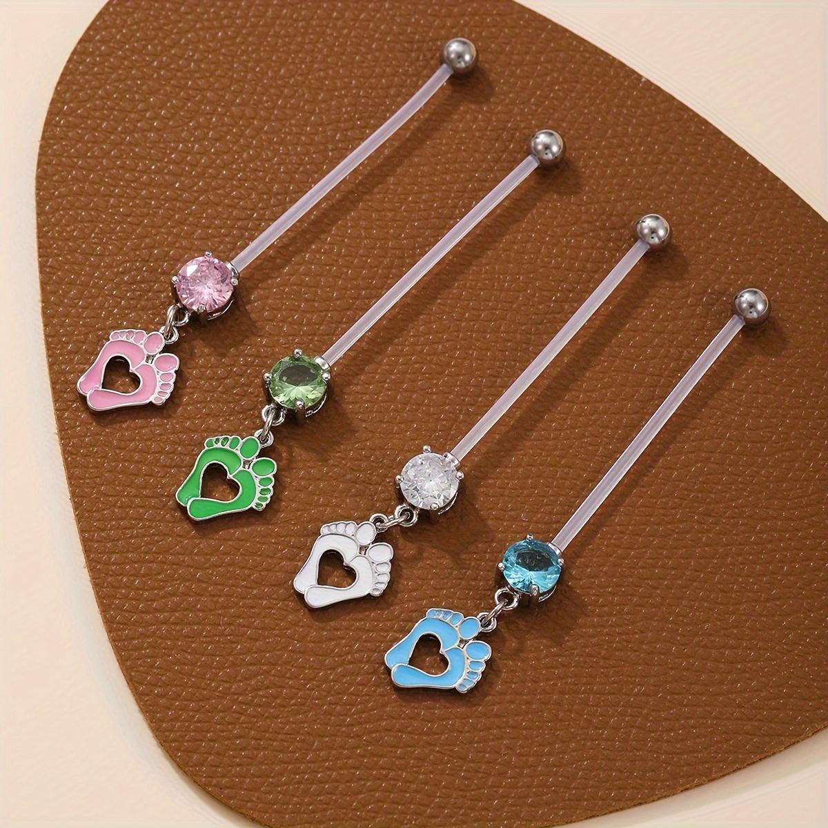 4pcs Foot Hose Navel Nails, Personalized Fashionable Unisex Jewelry Suitable for Party Gifts
4pcs Foot Hose Navel Nails, Personalized Fashionable Unisex Jewelry Suitable for Party Gifts