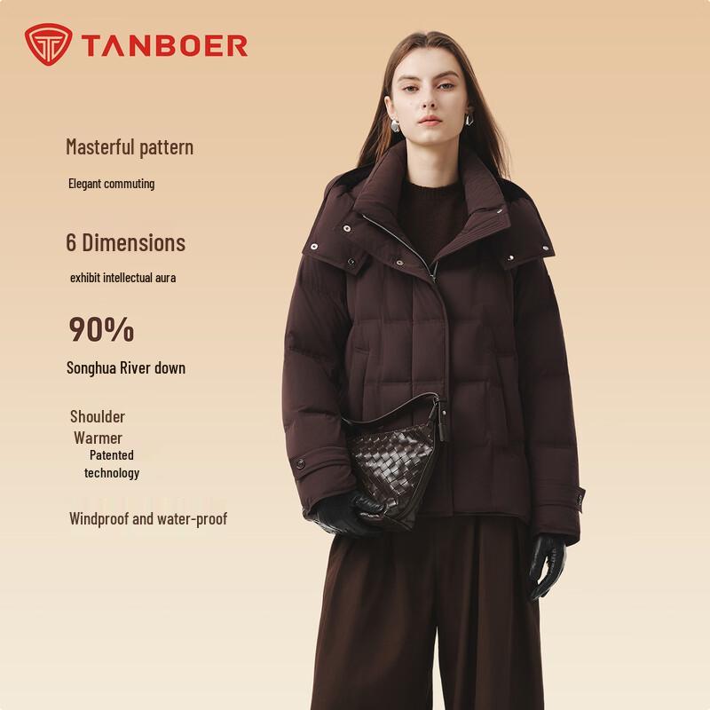 Tanboer Women s Short Goose Down Jacket with Detachable Hood XS 155
Tanboer Women s Short Goose Down Jacket with Detachable Hood XS 155