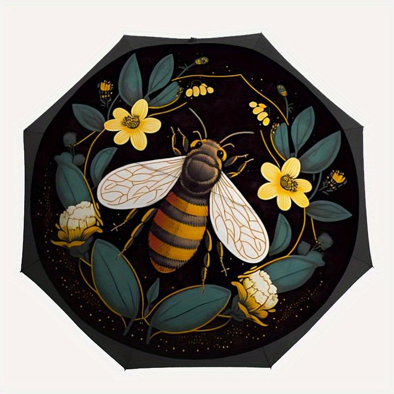 1pc Bee Illustration Automatic Umbrella 8-Bone Design Compact Gear for Outdoor Travel, Perfect Holiday Gift yy250827043
1pc Bee Illustration Automatic Umbrella 8-Bone Design Compact Gear for Outdoor Travel, Perfect Holiday Gift yy250827043
