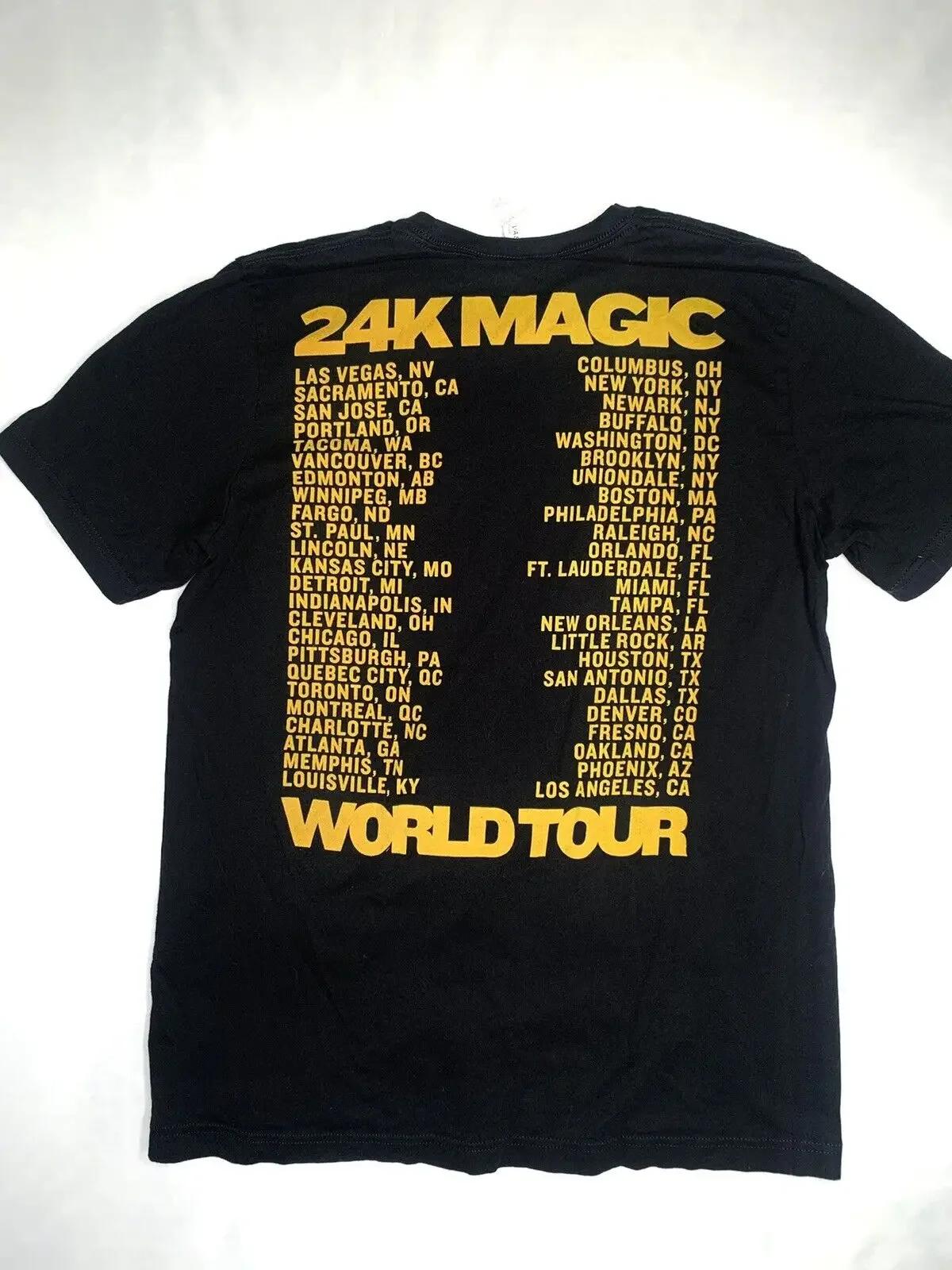 Bruno Mars- 24K Magic World Tour T-Shirt Size L - Men s Summer Cotton Graphic Tee 5XL різнокольоровий
Bruno Mars- 24K Magic World Tour T-Shirt Size L - Men s Summer Cotton Graphic Tee 5XL різнокольоровий