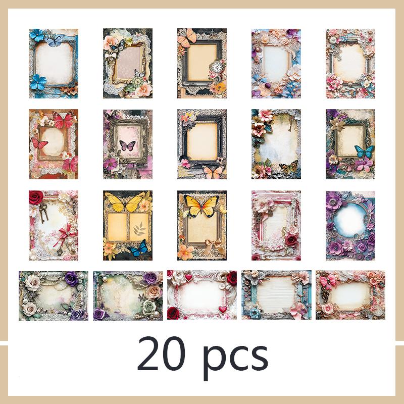Vintage Material Paper for Scrapbooking Diary Collage Journal Background Material Aesthetic Decoration Retro Stationery Supplies
Vintage Material Paper for Scrapbooking Diary Collage Journal Background Material Aesthetic Decoration Retro Stationery Supplies