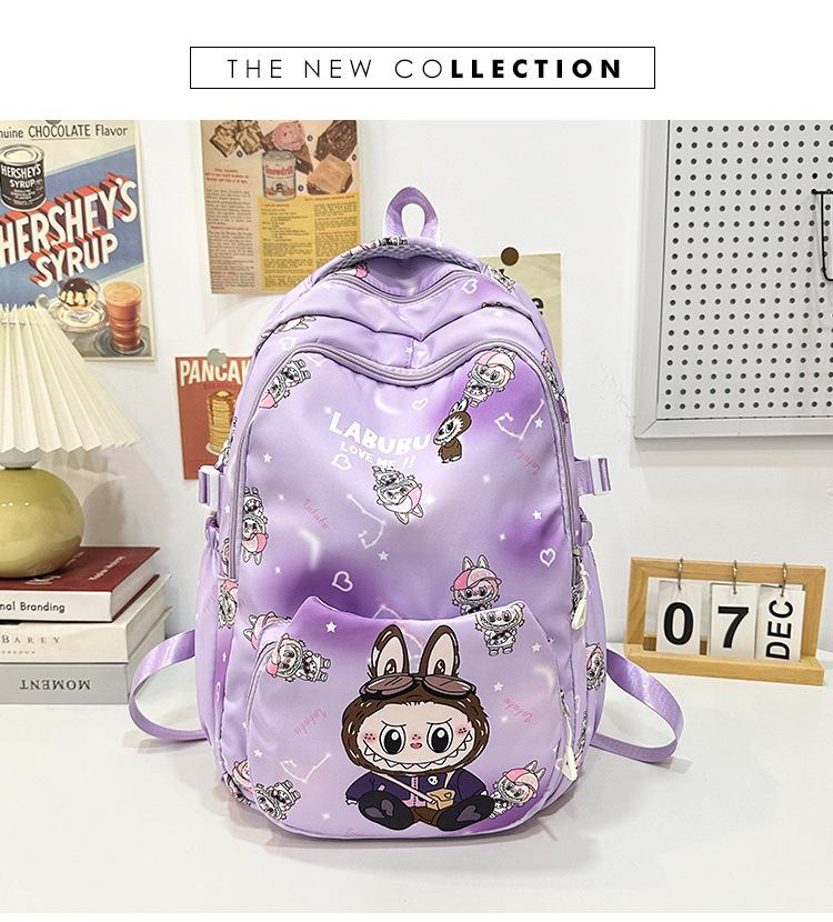 School bag new backpack large capacity leisure trend nylon cloth college students junior high school backpack фіолетовий
School bag new backpack large capacity leisure trend nylon cloth college students junior high school backpack фіолетовий