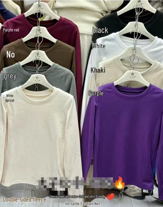 Women s Slim Fit Velvet-Lined Round Neck Long Sleeve T-Shirt for Autumn/Winter One Size (fits 80-135 jin) хакі
Women s Slim Fit Velvet-Lined Round Neck Long Sleeve T-Shirt for Autumn/Winter One Size (fits 80-135 jin) хакі