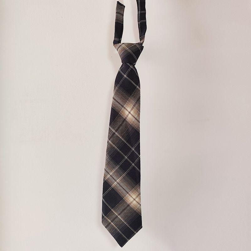College Style Jk Suit and Tie Men s and Women s Free Shirts Uniform Accessories Plaid Tie Trendy Pre-tied Plaid School Tie Neck Strap Quick-wear Tie Approximately 32cm
College Style Jk Suit and Tie Men s and Women s Free Shirts Uniform Accessories Plaid Tie Trendy Pre-tied Plaid School Tie Neck Strap Quick-wear Tie Approximately 32cm