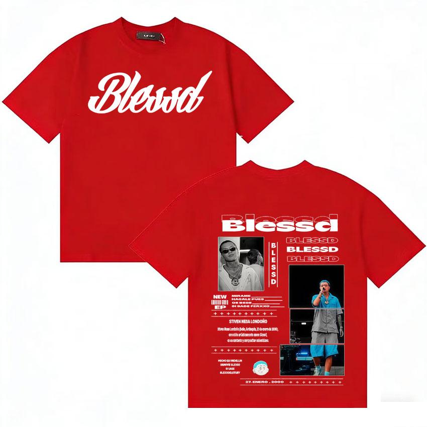 Singer Blessd New Album Tour T Shirt Unisex Women High Street Crewneck Pop Music Tshirts Cotton Loose Aesthetic Tshirt Fans Gift S
Singer Blessd New Album Tour T Shirt Unisex Women High Street Crewneck Pop Music Tshirts Cotton Loose Aesthetic Tshirt Fans Gift S