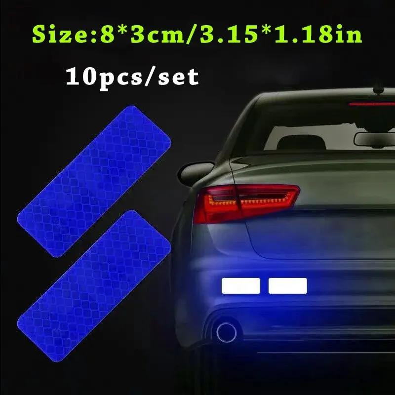 10pcs Car Bumper Reflective Safety Strip Stickers - Enhance Your Night Driving Security Style Decals Car Accessories Tape синій
10pcs Car Bumper Reflective Safety Strip Stickers - Enhance Your Night Driving Security Style Decals Car Accessories Tape синій