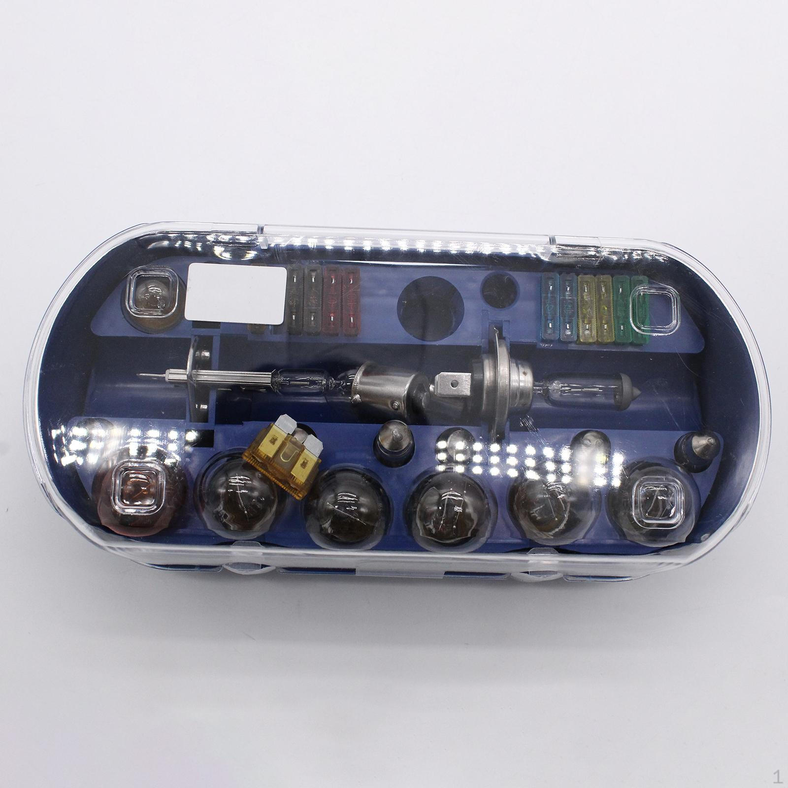 30Pcs Car Spare Bulb Fuse Kit, Travel Emergency H4 H7 Replacement Lamp Box, 55W Halogen Bulb,
30Pcs Car Spare Bulb Fuse Kit, Travel Emergency H4 H7 Replacement Lamp Box, 55W Halogen Bulb,