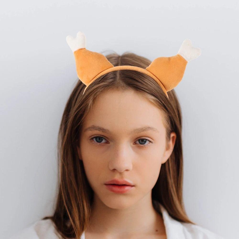 Soft Cloth Turkey Drumstick Headband Party Headdress Chicken Leg Hair Band Unisex S
Soft Cloth Turkey Drumstick Headband Party Headdress Chicken Leg Hair Band Unisex S